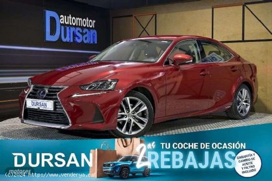 Lexus Is 300 2.5 300h Executive de 2019 con 70.897 Km por 25.590 EUR. en Madrid