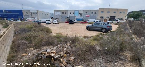 SE VENDE TERRENO EN POLIGONO CANASTEL PARA LA SEGUNDA FASE INDUSTRIAL - ALICANTE