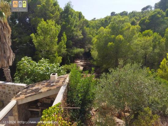  CASA CON TERRENO RODEADO DE ARBOLES Y VISTAS AL MAR, PARA REFORMAR - ALICANTE 