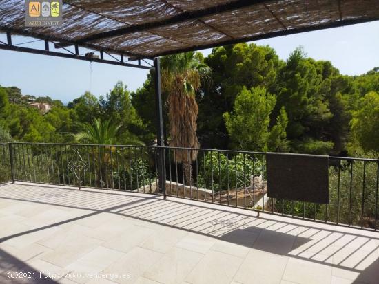 CASA CON TERRENO RODEADO DE ARBOLES Y VISTAS AL MAR, PARA REFORMAR - ALICANTE