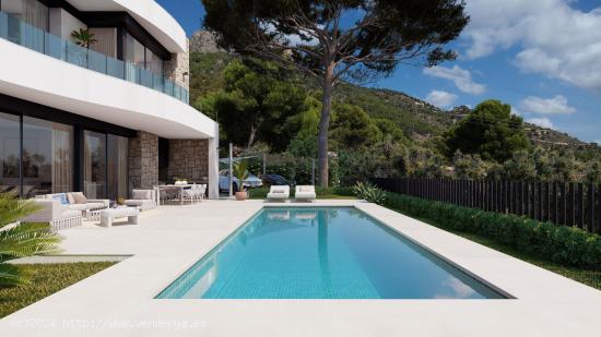 Proyecto de nueva construcción con impresionantes vistas al azul mar Mediterráneo y al icónico Pe