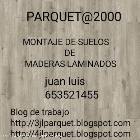  MONTAJE DE SUELOS DE MADERAS LAMINADOS 