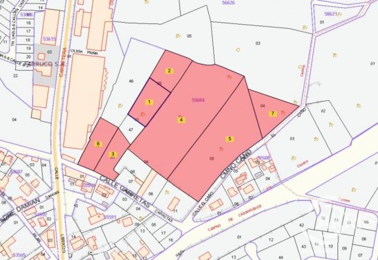 Conjunto de 8 parcelas en Las Ventas de Retamosa