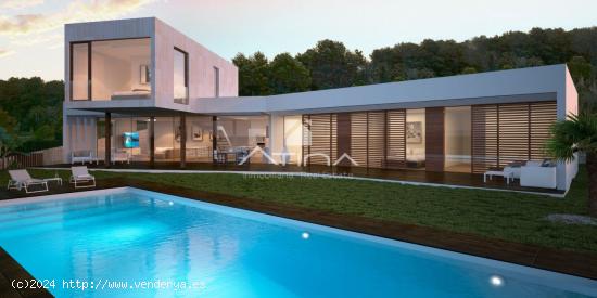 Proyecto de chalet independiente con licencia en la zona de Tosalet, con vistas al mar. - ALICANTE