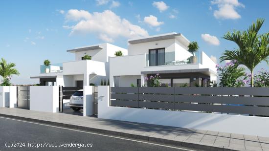 Villas de Obra Nueva en Daya Nueva - 3 Habitaciones, Piscina, Solárium y Jardín - ALICANTE