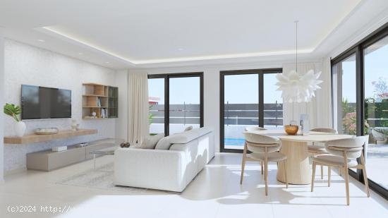 Villas de Obra Nueva en Daya Nueva - 3 Habitaciones, Piscina, Solárium y Jardín - ALICANTE