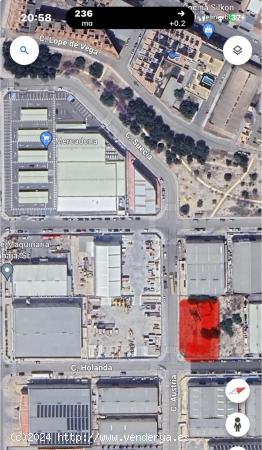 SE VENDE PARCELA INDUSTRIAL EN ALMORADI - ALICANTE