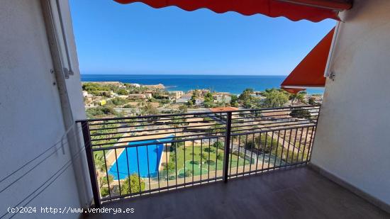 Apartamento de 2 dormitorios vistas al mar y piscina en Calarreona - MURCIA