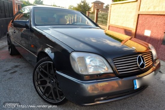 Mercedes Clase S s 500 coupe piel beige-navi-xenon-techo bose-full de 1993 con 47.000 Km por 21.700 