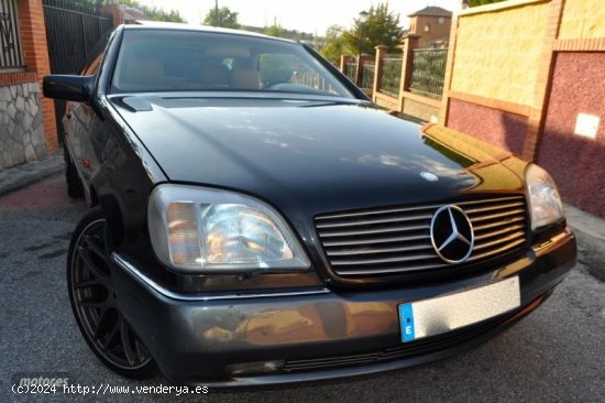 Mercedes Clase S s 500 coupe piel beige-navi-xenon-techo bose-full de 1993 con 47.000 Km por 21.700 