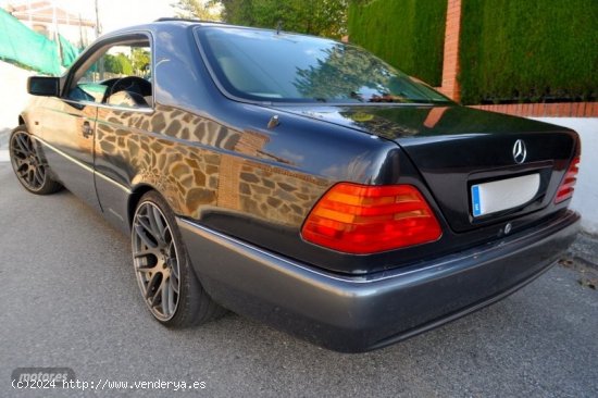 Mercedes Clase S s 500 coupe piel beige-navi-xenon-techo bose-full de 1993 con 47.000 Km por 21.700 