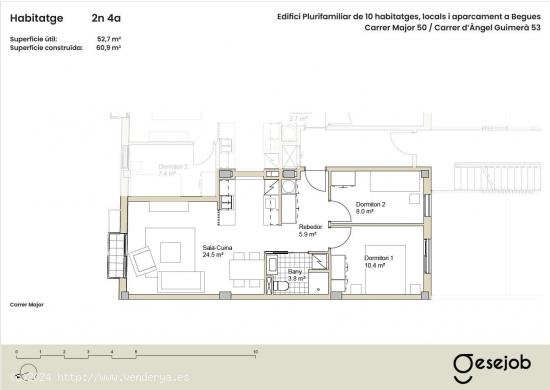 # *Nous Habitatges  al Centre de Begues!* - BARCELONA