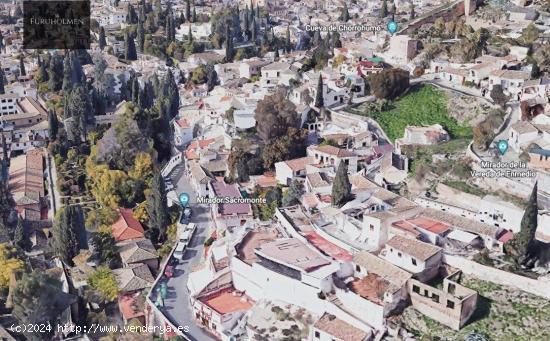 ESPECTACULAR SOLAR EN EL SACROMONTE  PARA CONSTRUIR 1000 M2 CON VISTAS DIRECTAS A LA ALHAMBRA - GRAN