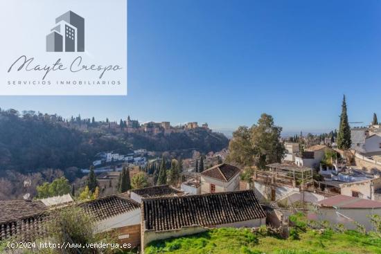 ESPECTACULAR SOLAR EN EL SACROMONTE  PARA CONSTRUIR 1000 M2 CON VISTAS DIRECTAS A LA ALHAMBRA - GRAN