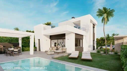 VILLAS DE OBRA NUEVA EN PUNTA PRIMA, A 500M DE LA PLAYA - ALICANTE