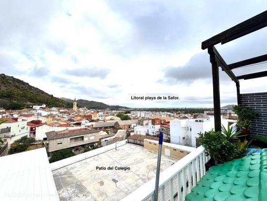 ATICO DUPLEX  CON VISTAS AL MAR Y MONTAÑA DESDE SU AMPLIA TERRAZA. - VALENCIA