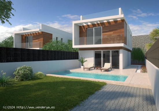 VILLA MODERNA DE OBRA NUEVA EN VILLAMARTIN - ALICANTE