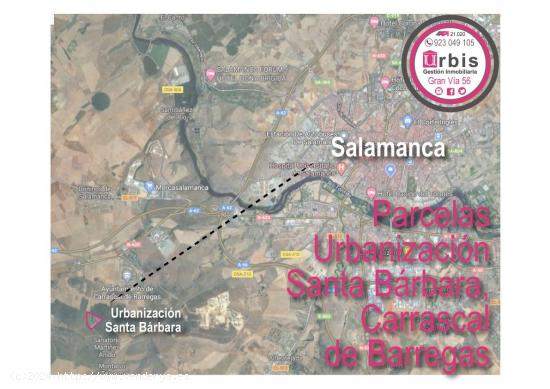 Urbis te ofrece parcelas en venta en Urbanización Santa Bárbara, Carrascal de Barregas - SALAMANCA