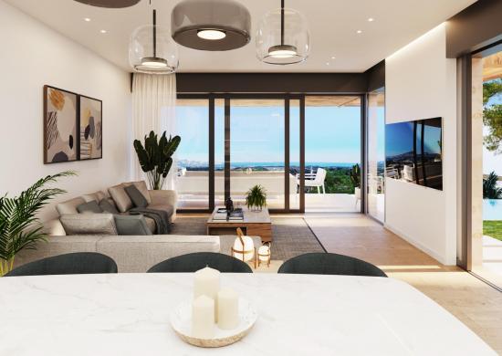 NUEVAS VILLAS DE UNA SOLA PLANTA CON VISTAS EXCLUSIVAS AL MAR EN POLOP - ALICANTE