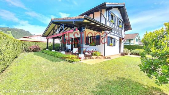 ESPECTACULAR CHALET ESTILO VASCO-FRANCES. LIENDO - CANTABRIA