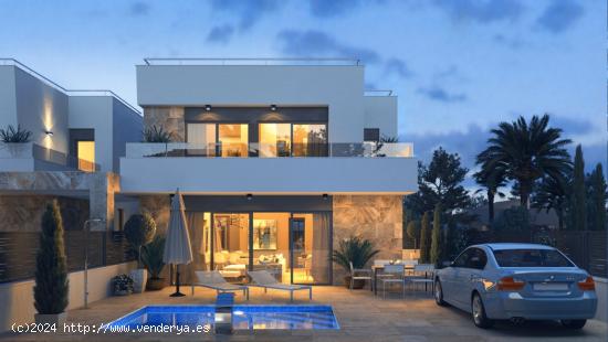 VILLAS DE OBRA NUEVA. ORIHUELA COSTA. 5 DOR. 4 BAÑOS. VILLAMARTIN. - ALICANTE