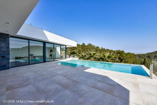 Impresionante villa de lujo moderna con vistas al mar - ALICANTE