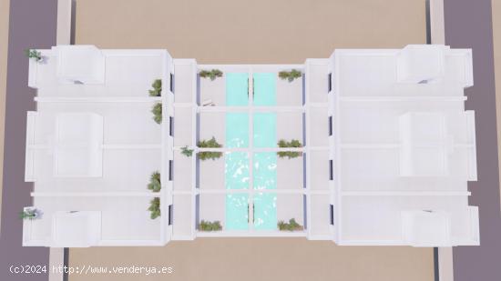 ADOSADOS DE OBRA NUEVA EN SAN JAVIER. 3 DORM. 2 BAÑOS. PISCINA PRIVADA. AMPLIA TERRAZA. - MURCIA