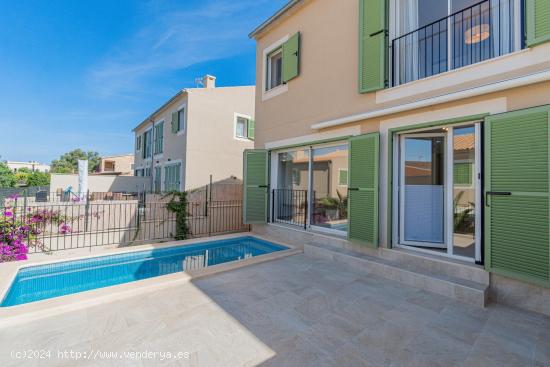  Chalet con piscina y vista a la bahía de Palma en Sa Cabaneta - BALEARES 