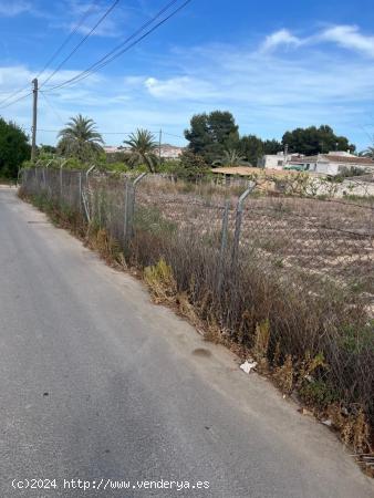 VENTA TERRENO URBANIZABLE EN BENIJOFAR - ALICANTE