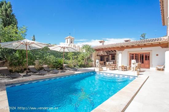 CHALET PIEDRA DE ALTAS CALIDADES EN ES CAPDELLÀ CON PISCINA Y VISTAS A LA MONTAÑA - BALEARES