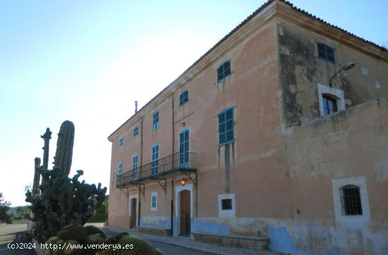 ANTIGUO HOSPITAL DE LOS TEMPLARIOS DEL SIGLO XII EN CALAS DE MALLORCA - BALEARES