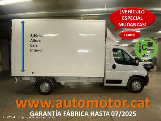  Citroën Jumper Camión 2.2BlueHDi 35 L3 140cv - GARANTIA FÁBRICA 07/2025 - Barcelona 