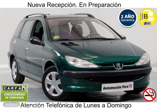 Peugeot 206 SW 1.4i X-Line, En Automocion Pere de 2003 con 135.000 Km por 3.990 EUR. en Tarragona