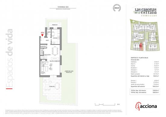 TRIPLEX EN PLANTA BAJA CON PORCHE Y JARDÍN - CANTABRIA