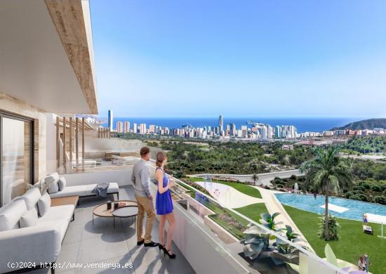 NUEVO COMPLEJO RESIDENCIAL EN FINESTRAT CON VISTAS AL MAR!!! - ALICANTE