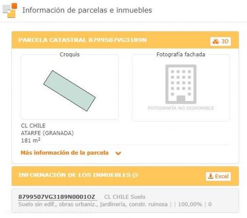 PARCELA A LA VENTA JUNTO AL CONSUM Y EL CENTRO DE SALUD!! - GRANADA