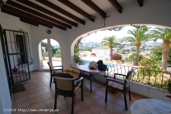 ▷Villa independiente piscina y vistas abiertas Moraira - ALICANTE