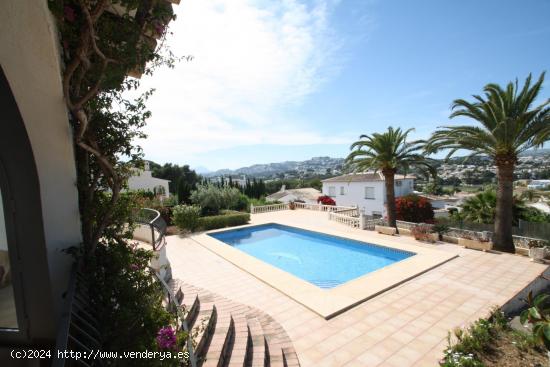 ▷Villa independiente piscina y vistas abiertas Moraira - ALICANTE