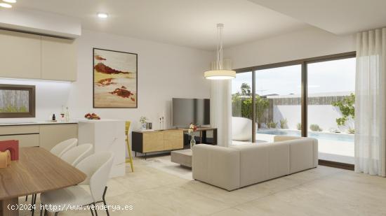 VILLAS DE OBRA NUEVA EN ALGORFA - ALICANTE