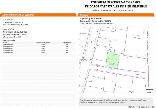  SUELO URBANO EN VENTA EN BENETUSSER - VALENCIA 