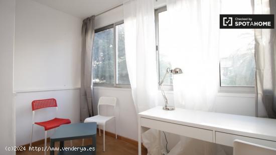 Amplia habitación con cama matrimonial en renta en Zona Universitaria. - BARCELONA