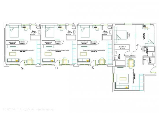 Salamanca( Ciudad Jardín );  piso  2d   a estrenar . 149900€ - Salamanca