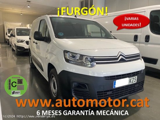 Citroën Berlingo  Furgon BlueHDi S&S Talla M Control 75cv - GARANTIA MECANICA - Barcelona