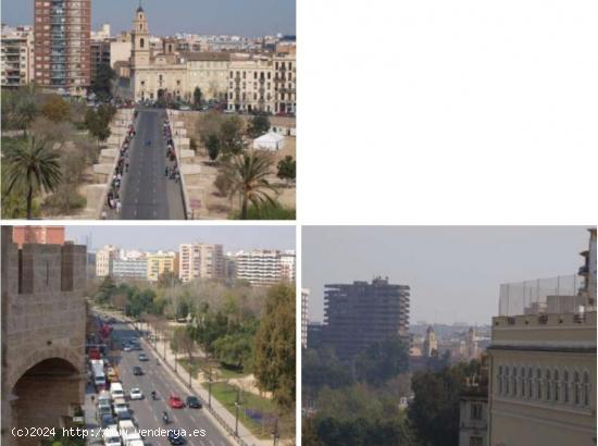 Edificio para rehabilitar en el centro de Valencia (torres de Serrano) - VALENCIA