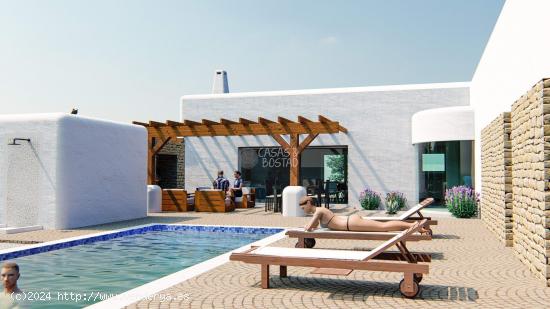 VILLAS DE OBRA NUEVA ESTILO IBIZA EN ALFAZ DEL PI - ALICANTE