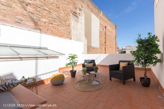 ATICO DE LUJO  CON TERRAZA PRIVADA EN BORNE,  A ESTRENAR - BARCELONA