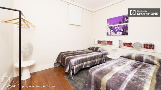 Apartamento de lujo de dos dormitorios con aire acondicionado, limpieza y gastos incluidos - MADRID