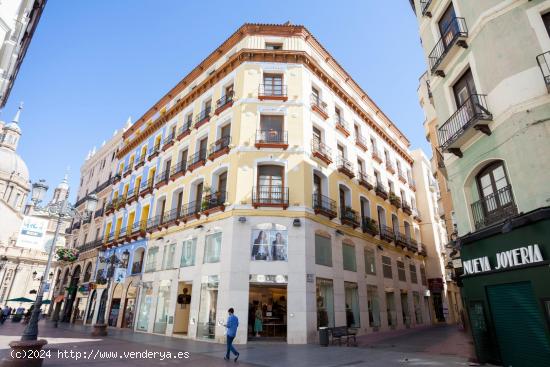 INCREIBLE VIVIENDA DE UN DORMITORIO EN  CALLE ALFONSO 38, CON VISTAS A PLAZA DEL PILAR - ZARAGOZA