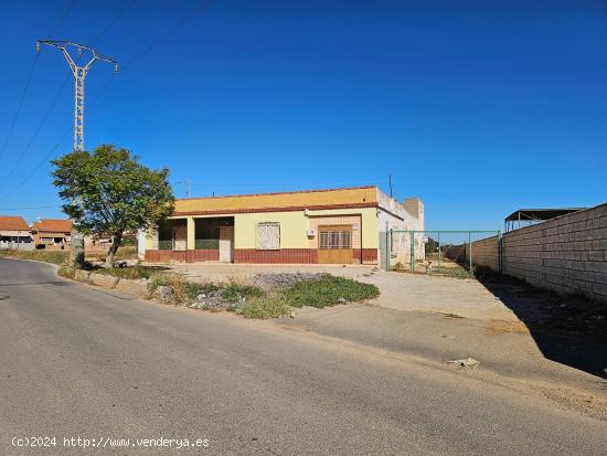 Se vende finca de 25100 m2 con casa y almacen - MURCIA