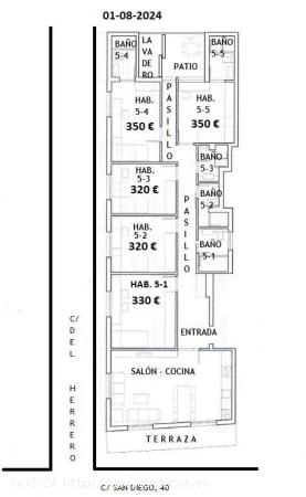 Se alquilan habitaciones en Cartagena Casco Antiguo cerca Campus La Muralla Universidad - MURCIA